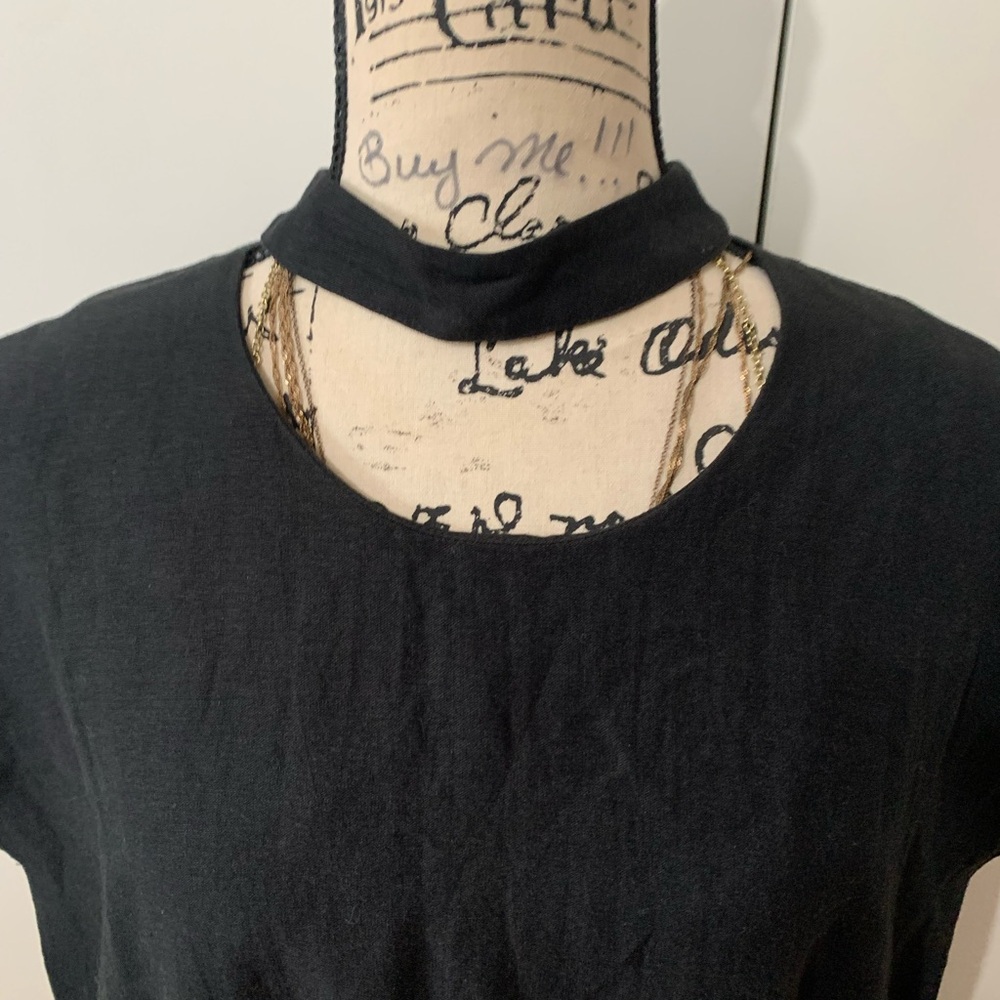 Mo:Vint Black Mini Dress